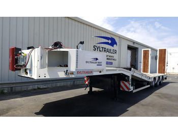 Låg lastare semitrailer