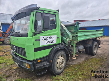 Tippbil lastbil, Kranbil Mercedes-Benz 1117K: bild 2
