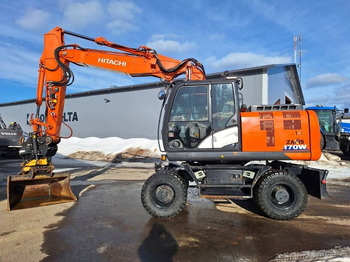 Grävmaskin på däck HITACHI ZX170W