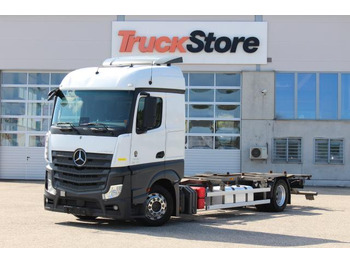 Containerbil/ Växelflak lastbil MERCEDES-BENZ Actros 1845