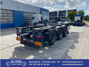 Containerbil/ Växelflak semitrailer VAN HOOL 20'/30'
