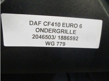 Hytt och interiör för Lastbil DAF CF 1886592 / 2046503 ONDERGRILLE EURO 6: bild 2