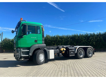 Lastväxlare lastbil MAN TGS 26.440 | Hakowiec Meiller| 6x4  | 440 KM | przód resor, tył pneumatyczne |Belka ostrzegawcza (koguty): bild 3