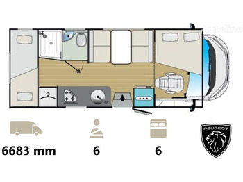 Ny Campingbil XGO Dynamic 27G Peugeot Boxer 140HP, 6 seats (2024 model): bild 2