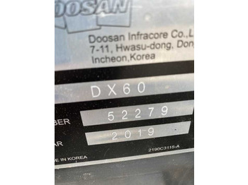 Bandgrävare Awesome Performance Korea Imported Small Scale Used Doosan Excavator Dx60 Dx225 Dh60 Dh55: bild 3
