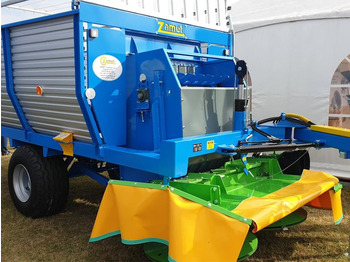 Ny Ensilagevagn ZAMET Mähladewagen / Green forage mower / Remorque autochargeuse / Autocaricante / Carro per foraggio con falciatrice a tamburo / Самозагружающийся прицеп с косилкой / Przyczepa samozaładowcza 19 m3: bild 5