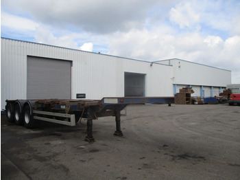Containerbil/ Växelflak semitrailer Wielton NS34P , Container trailer , 3 ROR axles , drum brakes , air suspension: bild 4