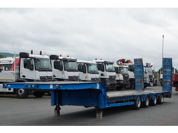 Låg lastare semitrailer