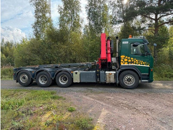 Flakbil, Kranbil Volvo FM 440 PRITSCHE HMF CRANE: bild 5