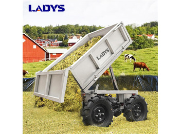 Ny Tippvagn för lantbruk LADYS Electric Remote Control Transporter Agricultural Orchard Farm Electric Utv Material Handling Equipment All Terrain Transport Vehicle: bild 3