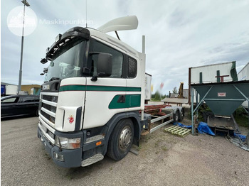 Containerbil/ Växelflak lastbil SCANIA R124
