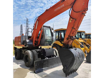 Grävmaskin Used Japan Original Brand  Hitachi Zx 130w Wheel Excavator  Hitachi Zx120 130  200 Excavator for Sale: bild 2