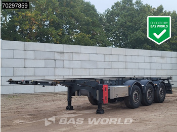 Containerbil/ Växelflak semitrailer VAN HOOL 20'