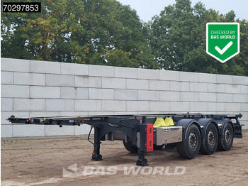 Containerbil/ Växelflak semitrailer VAN HOOL 20'/30'