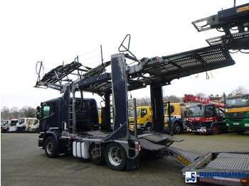 Biltransportbil lastbil Scania P 410 6x2 RHD Rolfo car transporter: bild 5