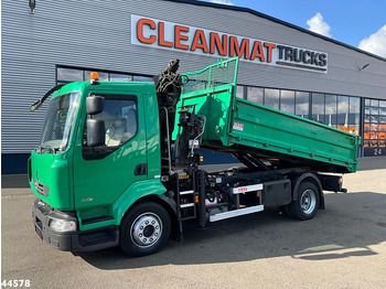 Tippbil lastbil, Kranbil Renault Midlum 300.12 Manual Hiab 8 Tonmeter laadkraan Just 81.549 km!: bild 2