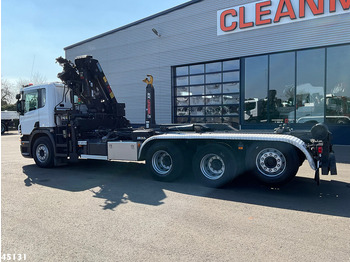 Lastväxlare lastbil, Kranbil Scania P 380 8x4 Euro 5 Hiab 21 Tonmeter laadkraan Just 244.337 km!: bild 5