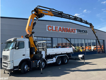 Tippbil lastbil, Kranbil Volvo FH 500 8x4 Effer 65 Tonmeter laadkraan + Fly-Jib: bild 2