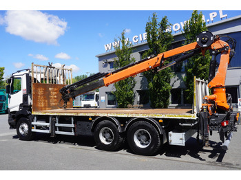 Flakbil, Kranbil RENAULT C380 Comfort 6x4 / Atlas 6.1 T crane / range 12.3 m: bild 2