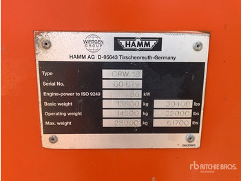 Gummihjulsvält HAMM