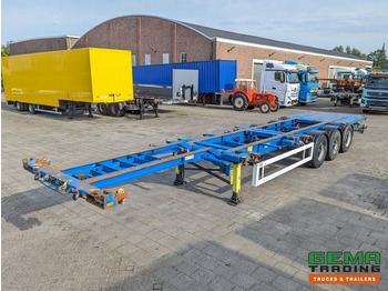 Containerbil/ Växelflak semitrailer KRONE SDC