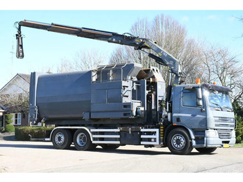 Lastväxlare lastbil, Kranbil DAF CF75/310 FAN !!KRAAN/HAAK!!PERSCONTAINER!!HIGH PRESURRE CLEANING!!HOGEDRUK REINIGING!!HOCH DRUCK WASHEN SYSTEM!!REINIGING!GEJO B: bild 3