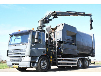 Lastväxlare lastbil, Kranbil DAF CF75/310 FAN !!KRAAN/HAAK!!PERSCONTAINER!!HIGH PRESURRE CLEANING!!HOGEDRUK REINIGING!!HOCH DRUCK WASHEN SYSTEM!!REINIGING!GEJO B: bild 5