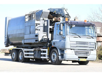 Lastväxlare lastbil, Kranbil DAF CF75/310 FAN !!KRAAN/HAAK!!PERSCONTAINER!!HIGH PRESURRE CLEANING!!HOGEDRUK REINIGING!!HOCH DRUCK WASHEN SYSTEM!!REINIGING!GEJO B: bild 2