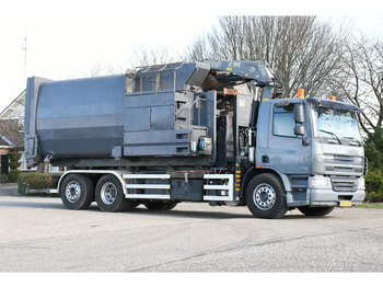 Lastväxlare lastbil, Kranbil DAF CF75/310 FAN !!KRAAN/HAAK!!PERSCONTAINER!!HIGH PRESURRE CLEANING!!HOGEDRUK REINIGING!!HOCH DRUCK WASHEN SYSTEM!!REINIGING!GEJO B: bild 4
