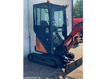 Grävmaskin MINI-PELLE SUR CHENILLE CAOUTCHOUC HITACHI ZX17U-2  15CV 1.9T AVEC 3 GODETS: bild 4