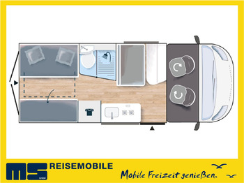 Campingbil CHAUSSON V594 First Line