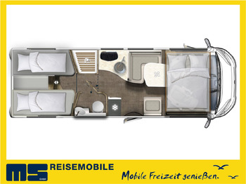 Helintegrerad husbil EURA MOBIL