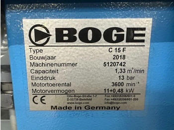 Luftkompressor Boge C15F - 15 KW frequentiegeregelde schroefcompressor: bild 3