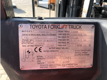 Eltruck Toyota 1.6 ton Triplex Freelift Sideshift Elektra Heftruck: bild 3