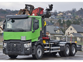 Lastväxlare lastbil, Kranbil Renault C430* ABROLLKIPPER *LIV 170Z 78 * 6x4: bild 4
