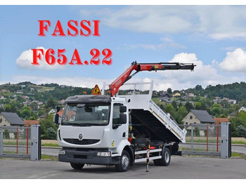 Tippbil lastbil RENAULT Midlum 220
