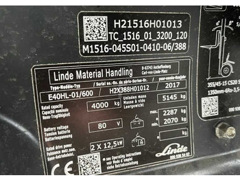 Eltruck LINDE E
