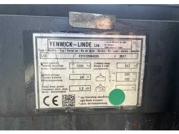 Staplare Linde L12: bild 4