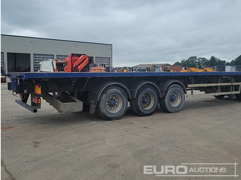 Flaktrailer 2007 SDC Trailer Tri Axle Extendable Flatbed Trailer, Twist Locks, Rear Steer: bild 5