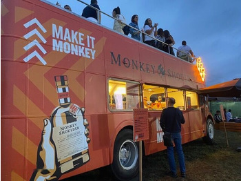 Dubbeldäckare buss British Bus Bristol Lodekka - open topped FOOD TRUCK: bild 4