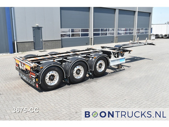 Containerbil/ Växelflak semitrailer D-TEC