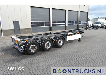 Containerbil/ Växelflak semitrailer VAN HOOL 40'