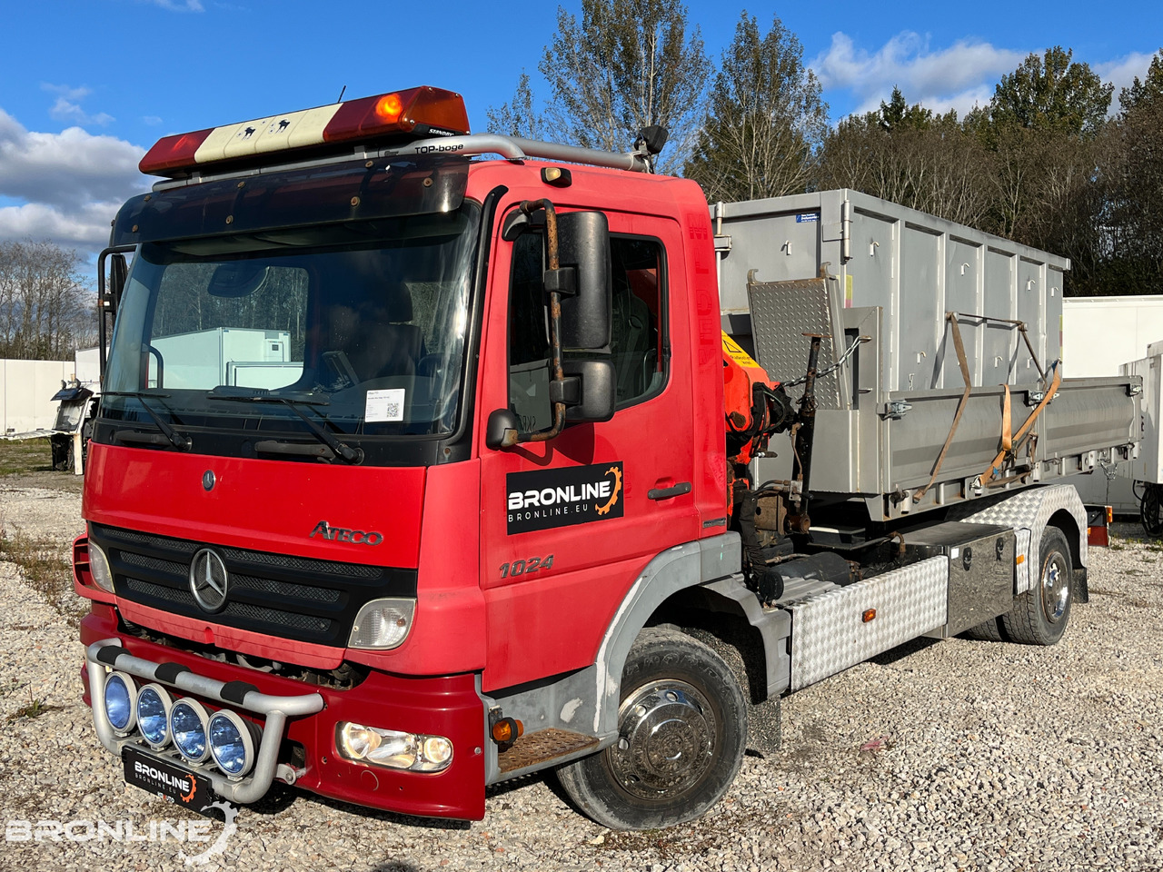 2007 Mercedes-Benz Atego 1024 Crane+Winch+Hooklift - Lastväxlare lastbil, Kranbil: bild 1 2007 Mercedes-Benz Atego 1024 Crane+Winch+Hooklift - Lastväxlare lastbil, Kranbil: bild 1
