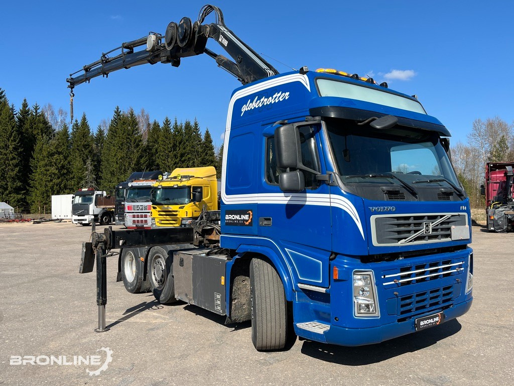 2008 VOLVO FM440 6x2+HIAB Crane+Platform trailer - Dragbil: bild 2 2008 VOLVO FM440 6x2+HIAB Crane+Platform trailer - Dragbil: bild 2