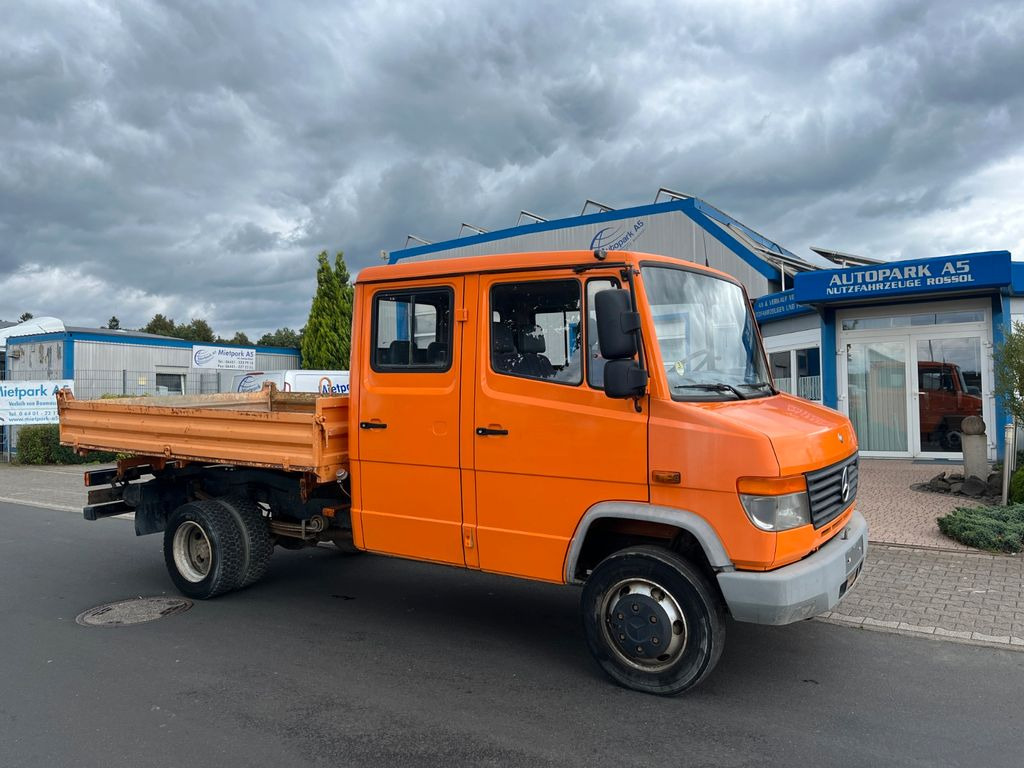 Mercedes-Benz 818 DK Kipper Dreiseitenkipper Meiller Doka - Transportbil med tippflak, Dubbelhytt transportbil: bild 1 Mercedes-Benz 818 DK Kipper Dreiseitenkipper Meiller Doka - Transportbil med tippflak, Dubbelhytt transportbil: bild 1