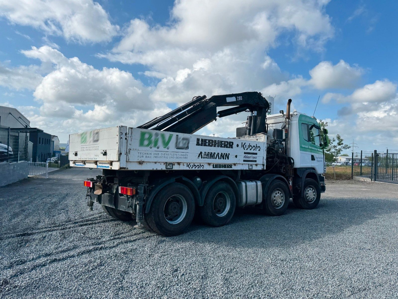 Flakbil, Kranbil Scania 164G 580 V8 Kran Hiab 280  Retarder Sattelplatte Scania 164G 580 V8 Kran Hiab 280  Retarder Sattelplatte: bild 6