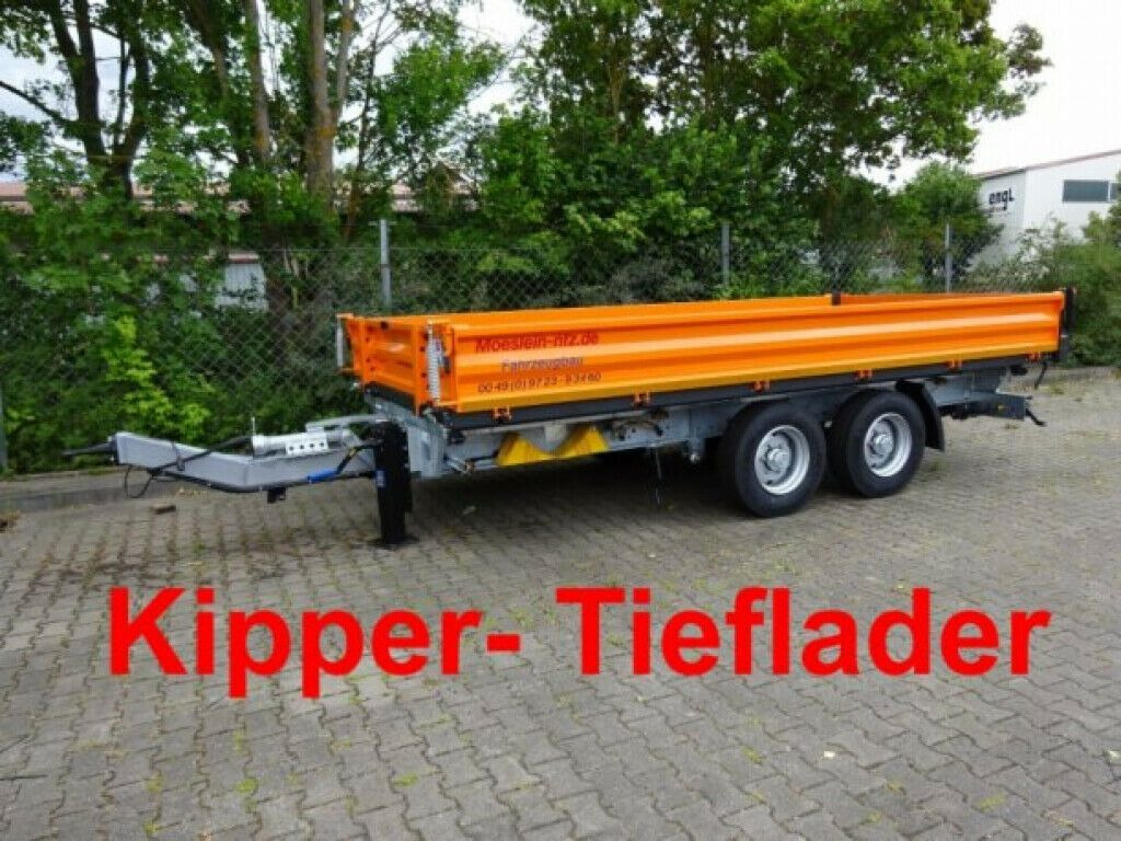 Möslein 13 t Tandem 3- Seitenkipper Tieflader-- Neufahr - Tippsläp: bild 2 Möslein 13 t Tandem 3- Seitenkipper Tieflader-- Neufahr - Tippsläp: bild 2