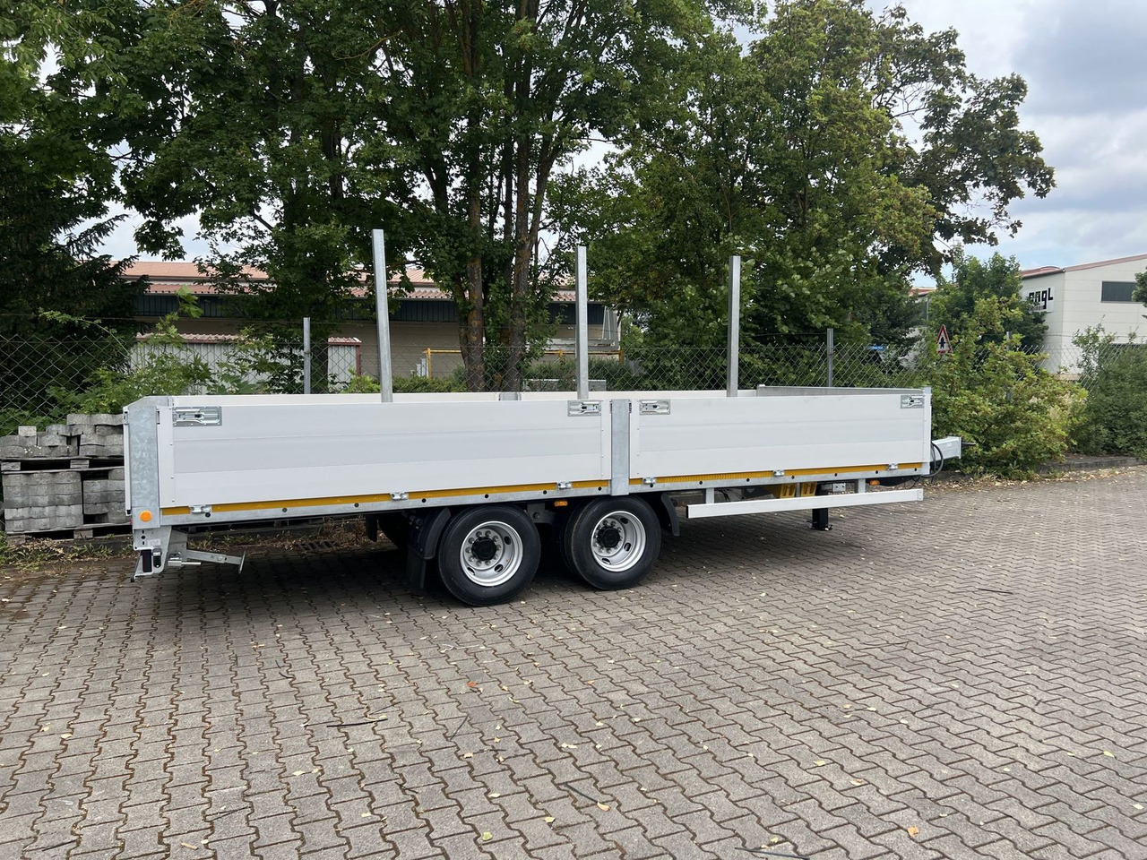 Möslein 14,4 t GG Tandem- Pritschenanhänger- Tieflader - Låg lastare trailer: bild 2 Möslein 14,4 t GG Tandem- Pritschenanhänger- Tieflader - Låg lastare trailer: bild 2