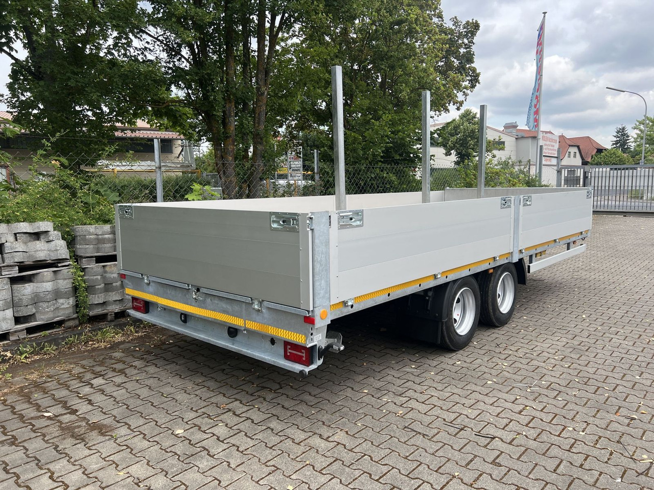 Låg lastare trailer Möslein  14,4 t Tandem- Pritschenanhänger- Tieflader: bild 6