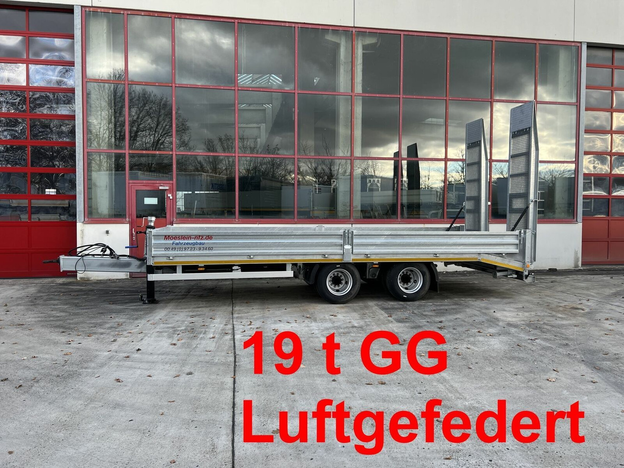 Möslein 19 t Tandemtieflader-- Neufahrzeug -- - Låg lastare trailer: bild 2 Möslein 19 t Tandemtieflader-- Neufahrzeug -- - Låg lastare trailer: bild 2